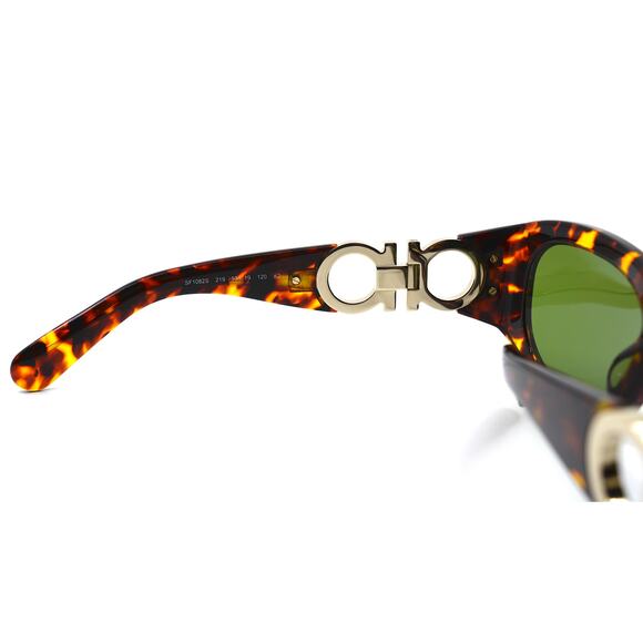 NEW FERRAGAMO SF1082S 219 HAVANA GREEN AUTHENTIC SUNGLASSES - Picture 11 of 14